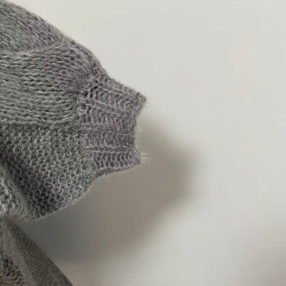 Anagram Knit Sweater with Knitted Sleeves - Picture 8 of 12